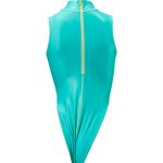 Hi neck high leg Swimsuit （K-0303 KW）（L， Lagoon Mist）